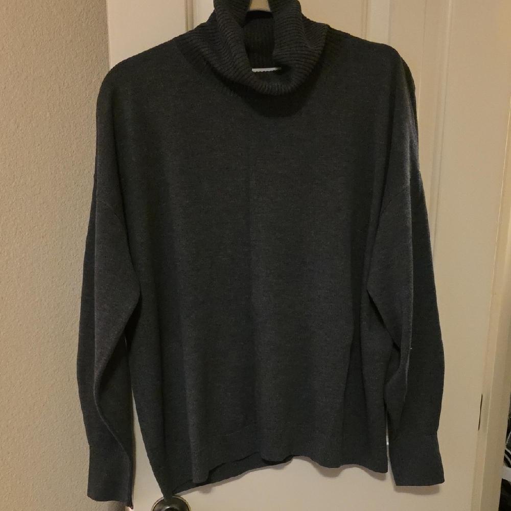 Treasure & Bond Charcoal Turtleneck Sweater